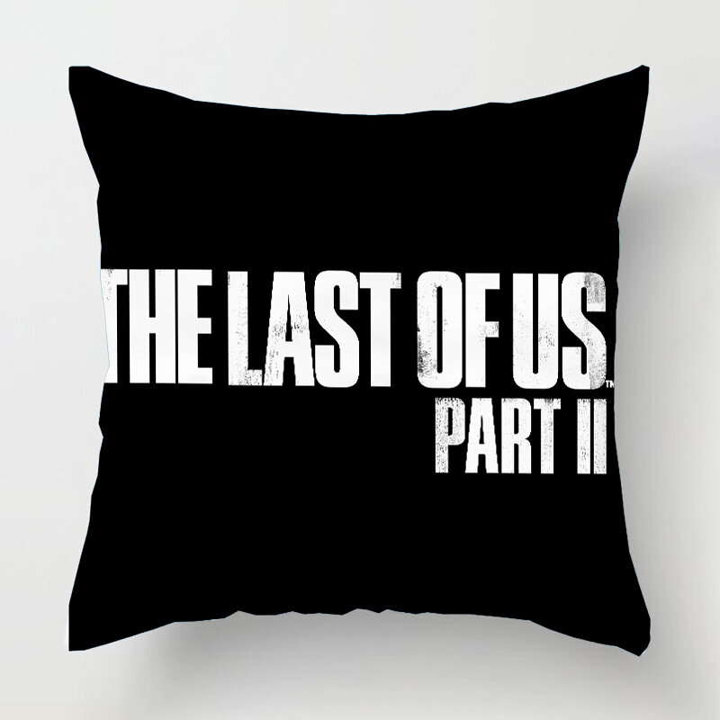 Hot American Movie TV Game The Last of Us Pillow Cover Ellie Joel Miller Waist Pillowcase Home Decor Sofa Car Cushion Cover Gift