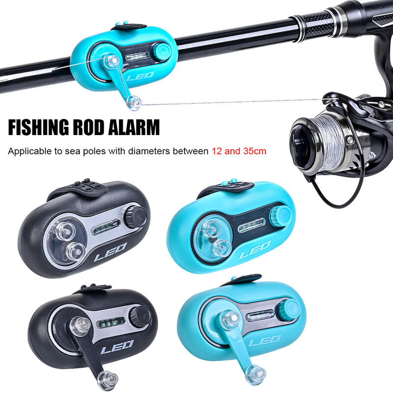 Electronic Sea Rod Sound Light Alarm Buzzer Fishing Bite Alarm Fishing Alarm Indicator Siren Electronic Fishing Tackle Tools