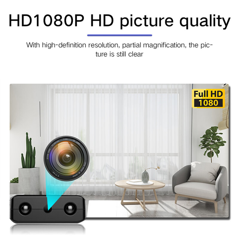 4k hd 1080p mini câmera ip detecção de movimento visão noturna wifi filmadora segurança proteção gravador vídeo vigilância webcam