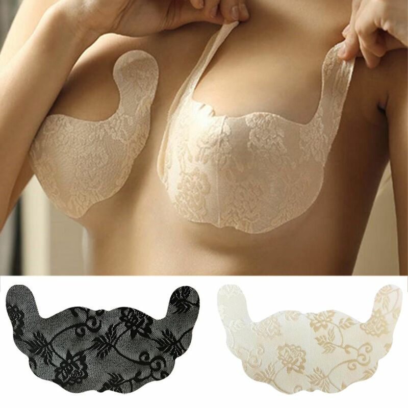 Push Up Lace Invisible Breast Lift Tape Silicone Bra Nipple Cover Sticker Pasties