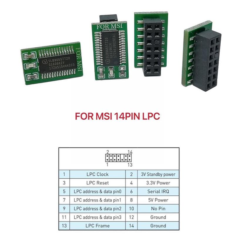 Módulo de seguridad de cifrado Tpm 2,0, tarjeta remota, actualización 11, módulo Tpm2.0 a 12 placas base de soporte multimarca a 2