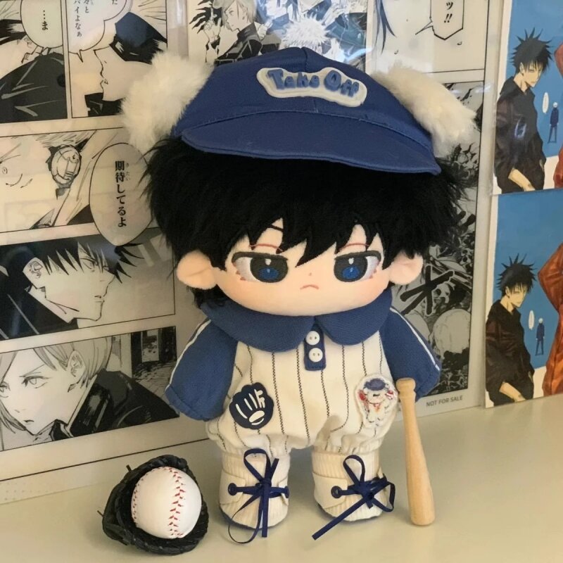 Плюшевые куклы 20 см аниме juютсу Kaisen Fushiguro Megumi, игрушка, Обнаженная кукла, плюшевый Косплей a5928, подарок для детей