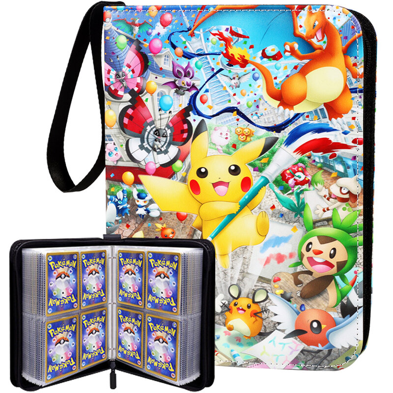 Pokemon Cards 400pcs Holder Album Toys for Children Collection Album Book Playing Trading Card Game Pokemon