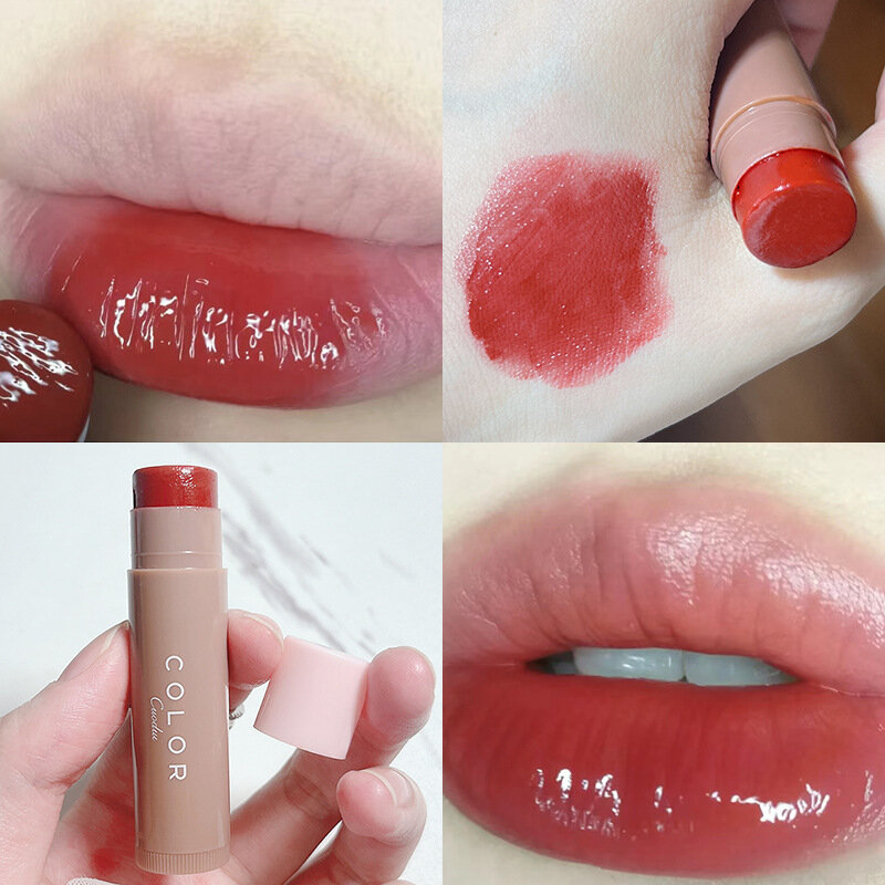 Moisturizing  Lip Gloss Sexy Colored Lip Balm Long Lasting LipstickWaterproof Non-stick Cup Lips Tint Lips Makeup Cosmetic