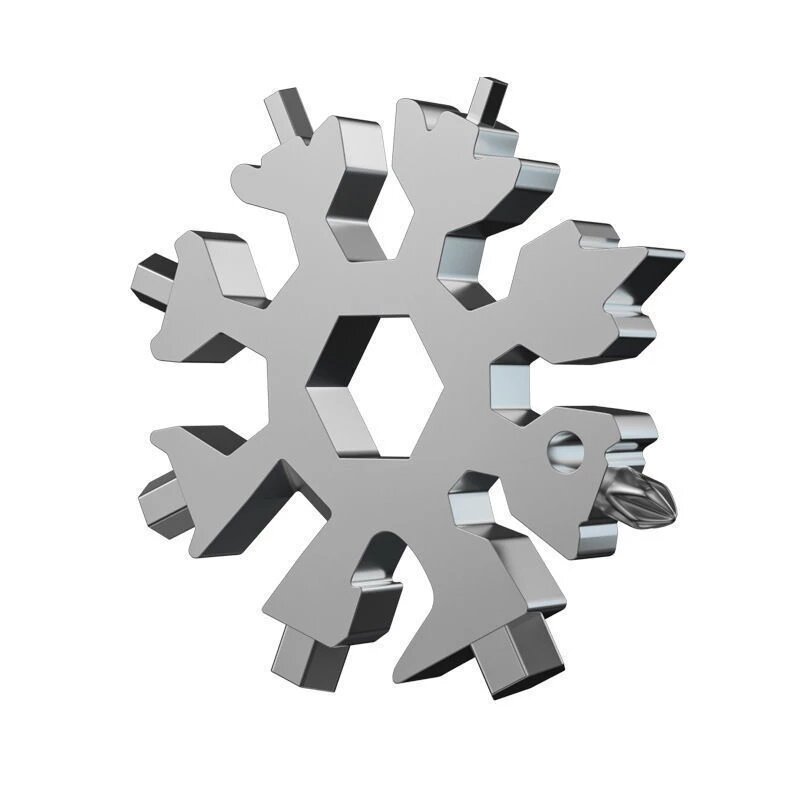 Przenośny klucz do płatków śniegu 18 w 1 wielofunkcyjne narzędzia ręczne ze stali nierdzewnej Star anyż wkrętak Home/Outdoor Emergency Spanner