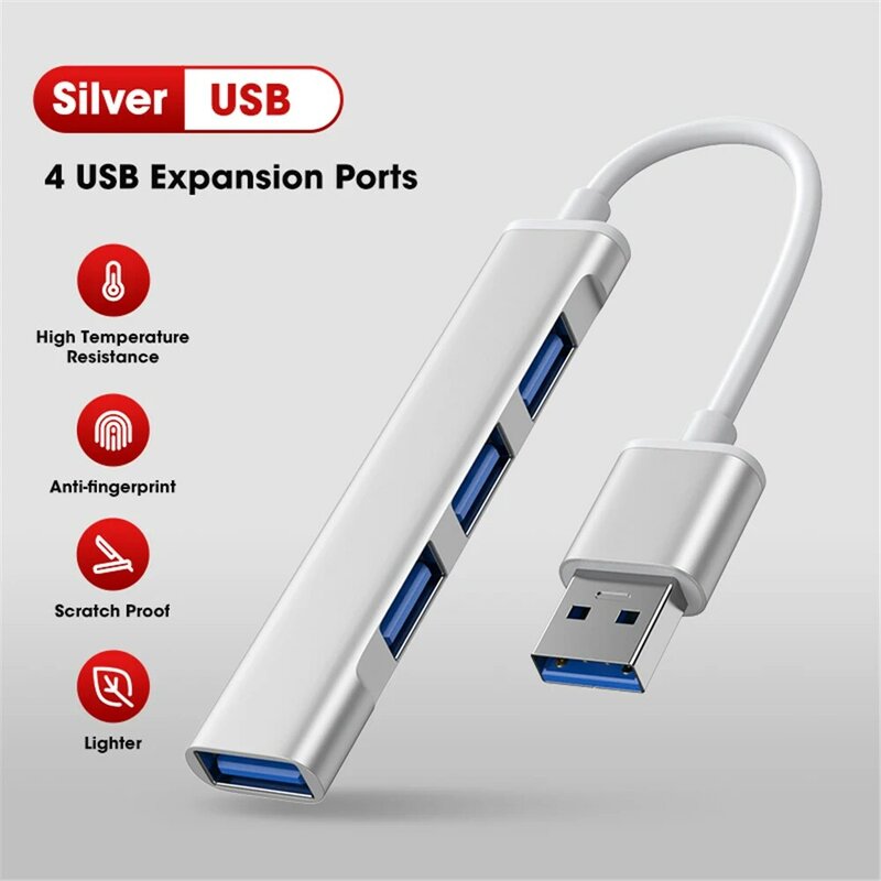 HUB USB C 3.0 tipo C 3.1 adattatore Multi Splitter a 4 porte OTG per Lenovo HUAWEI Xiaomi Macbook Pro 13 15 accessori per PC Air Pro