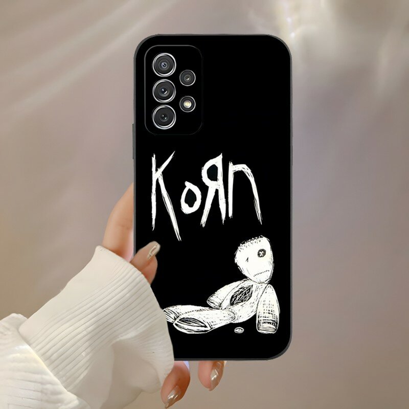 Korn Heavy Jonathan Davis Phone Case For Samsung Galaxy S23 S20 S22 S21 S9 S30 S10 S8 S7 Pro Plus Ultra Fe Shockproof Back Cover