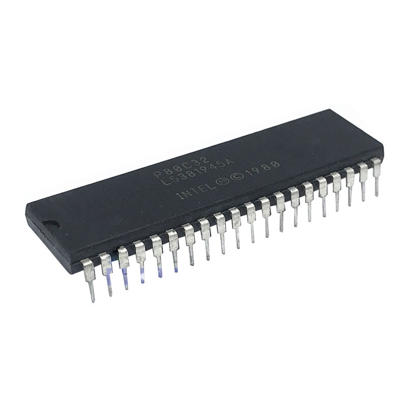 DIP40 Baru Asli P80C32 80C32 Mikrokontroler Chip In-Line DIP-40 Terjangkau dan Murah