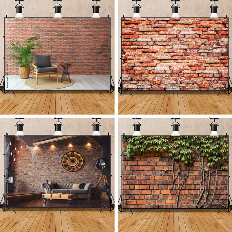 Textura de uma parede de tijolos preto perfeito com rachaduras e defeitos fotografia fundo retrato photo studio backdrops prop QZ-12
