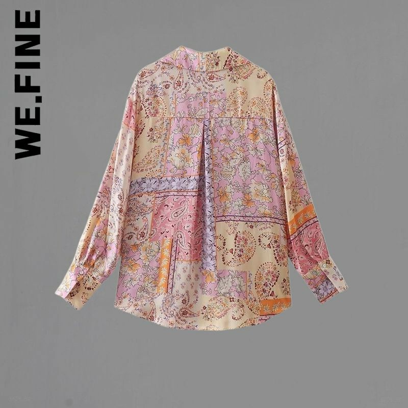 We.Fine – chemise décontractée pour femme, haut de fête, de noël, Vintage, de Style coréen, Sexy, rétro, nouvelle collection, 2022