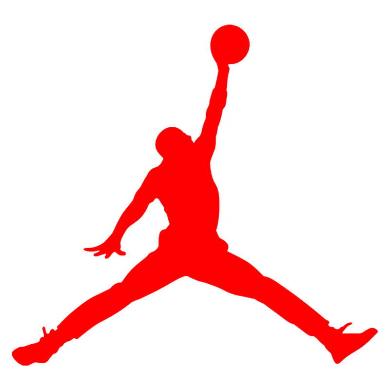 LYKX كرة السلة لاعب ملصق حائط من الفينيل‏ ملصق سيارة مقاوم للماء السيارات الديكورات على شاحنة الوفير النافذة الخلفية