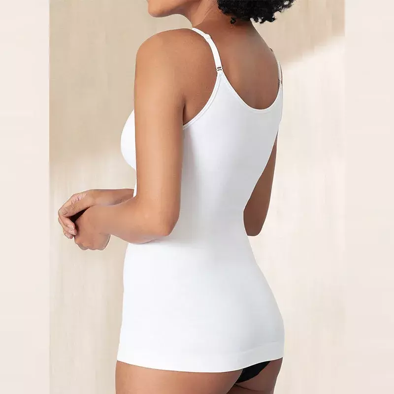 3PC Women Compression Abdomen Shape Vests Shapewear Camisole Tank Top  Tummy Control Vest Slimming Body Shaper Shirt