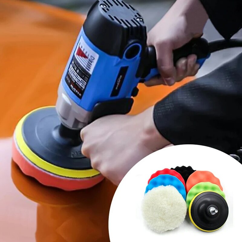 Drill Brush Attachment Set Power Scrubber Tools Car Polisher Bathroom Cleaning Kit Kitchen Cleaning Brush Accessories