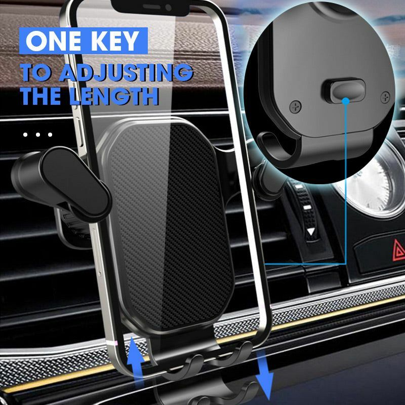 Hook Mount Car Mobile Phone Bracket The New Car Mobile Phone Rack Upside-Down Hook Is Firmly On The Car The Horizontal And Verti