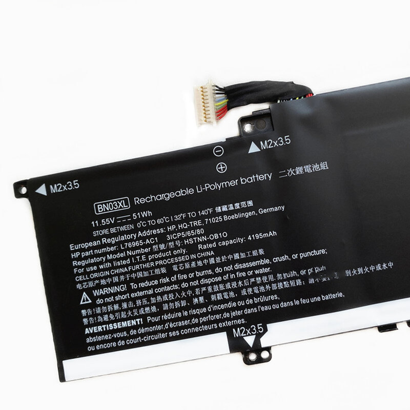 Аккумулятор для ноутбука BN03XL для HP Envy x360 13-ay 15-ed 15m-ee