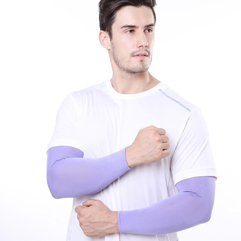 2Pcs Unisex Cooling Arm Sleeves Abdeckung Sport-laufende UV Sonnenschutz Im Freien Männer Angeln Radfahren Sleeves Für Verstecken Tattoos