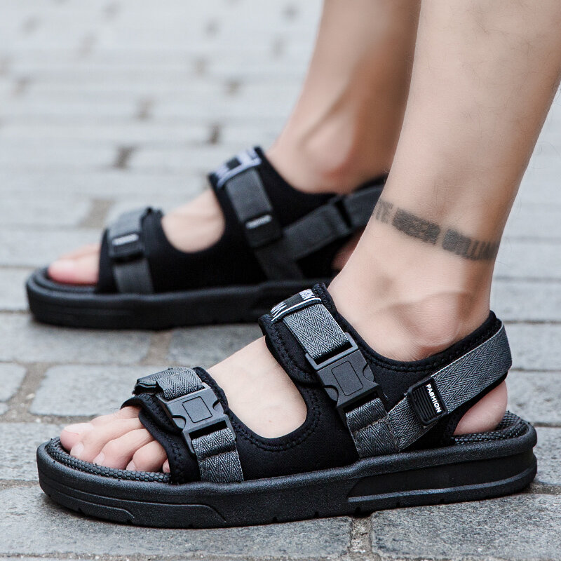 Casual Men Sandals Summer Shoes Boys Sandal Mens Sandles Outdoor Breathable Comfort Slip On Plus Big Size 46 Sandalias Hombre