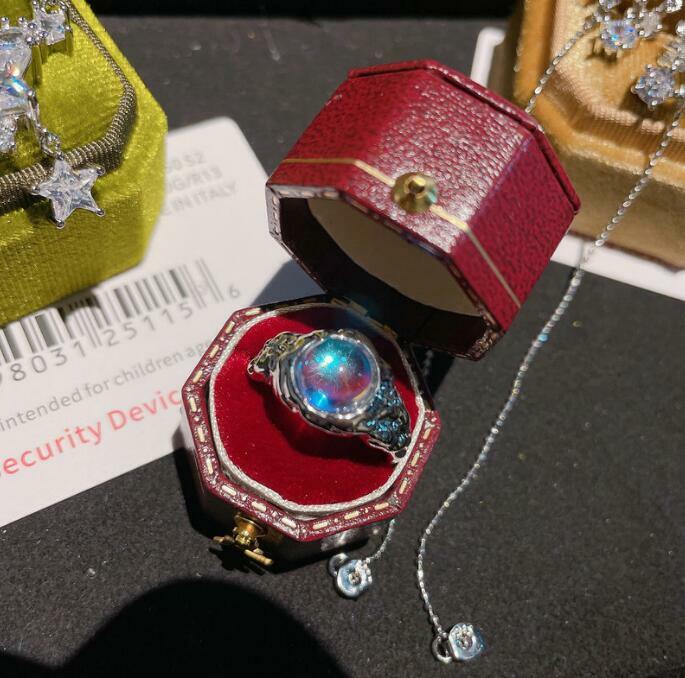 Sparkling Star Jewel Necklace Designer 18K Gold Plated Gypsophila Zircon Earring Set for women