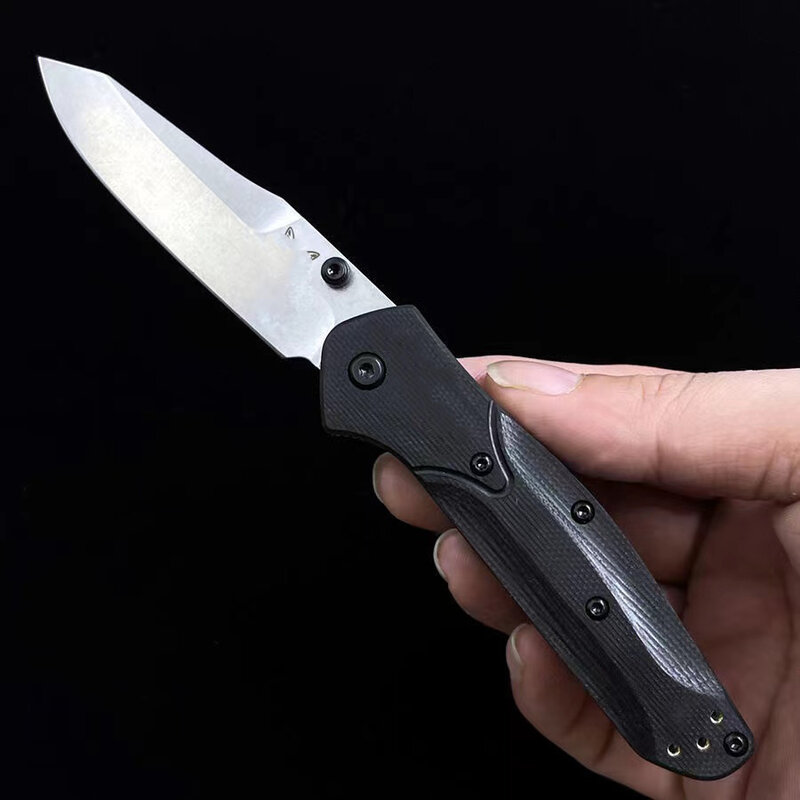 Couteau pliant tactique d'extérieur, double couleur, manche G10, couteaux de poche de Camping, sauvetage, sécurité, EDC 945, BM Tool-BY82