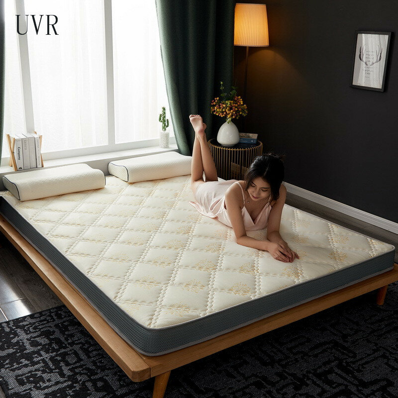 UVR-침실 호텔 침대보 도움 수면 매트리스 침대 메모리 폼 충전, 접히지 않는 사계절 매트리스 풀 사이즈