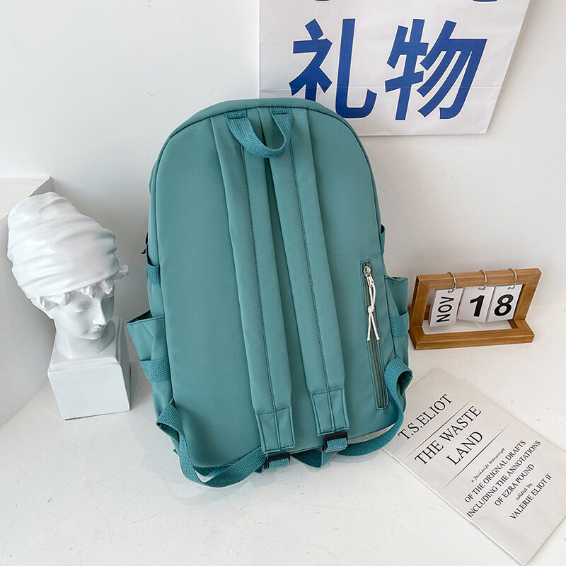2022 جديد كلية نمط حقيبة ظهر الطالب السيدات على ظهره موضة جديدة نمط Harajuku النايلون على ظهره