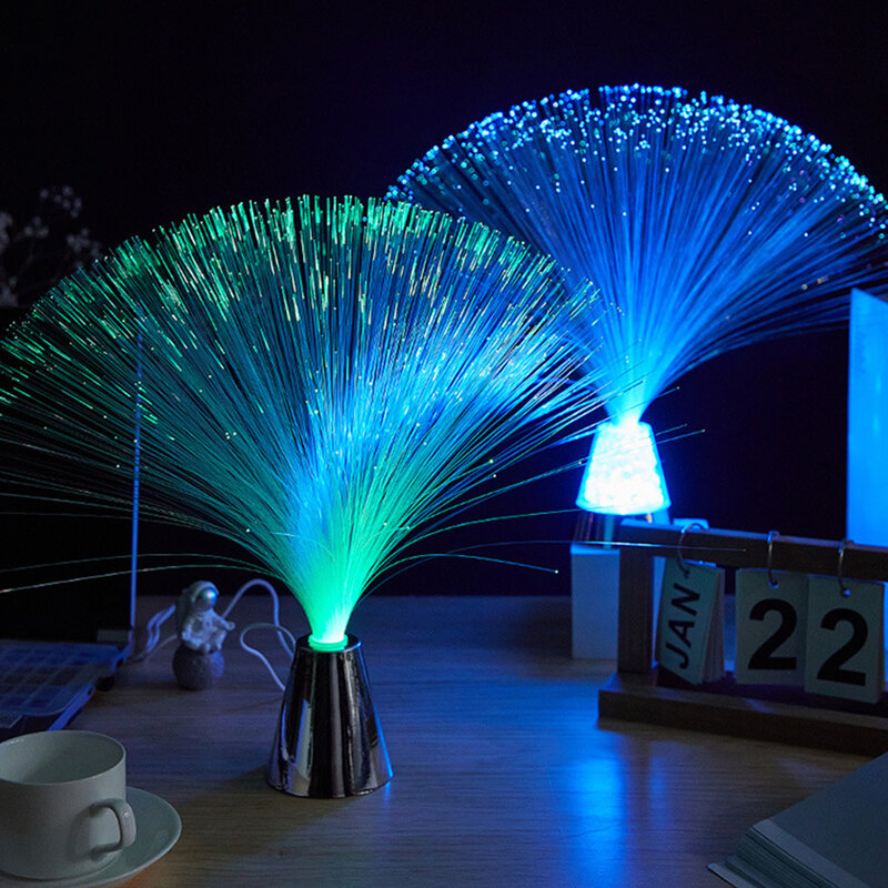 Lámpara Led de fibra óptica para interiores, iluminación Multicolor, decoración de Middelpunt, Vakantie, Bruiloft