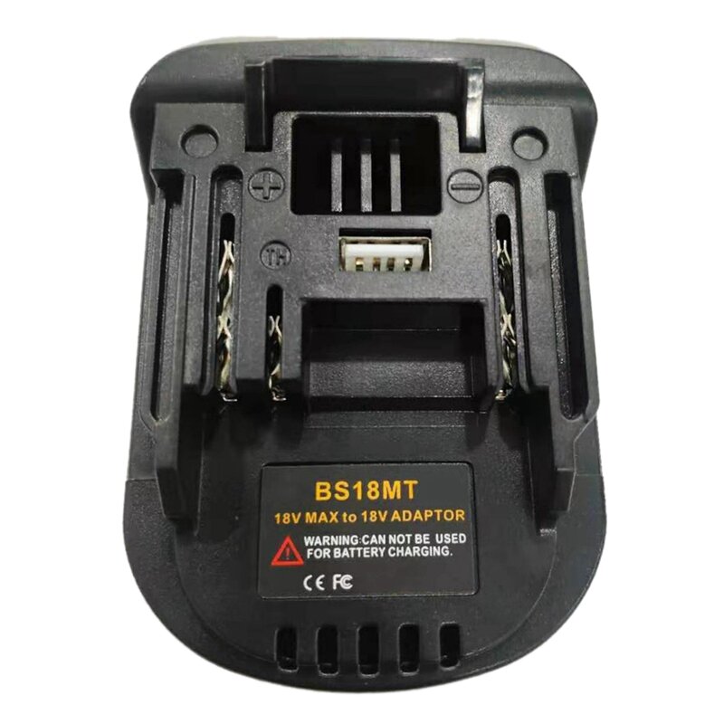 Adaptador de batería BS18MT, convertidor USB para Bosch 18V BAT619G/620, conversión de baterías para Makita BL 1860, herramientas de litio