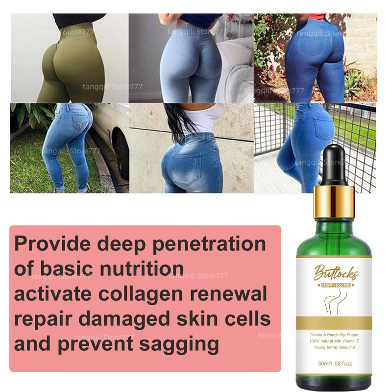 Plump Butt Beautiful Butt Remove Orange Peel Essential Oil Firming Sexy Woman Walking Bigger Butt Buttocks Essential Oil