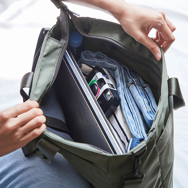 Borsa a tracolla di grande capacità borsa da lavoro in stile coreano per uomo borsa a tracolla in tessuto di Nylon borsa da viaggio di moda borsa per Laptop Casual