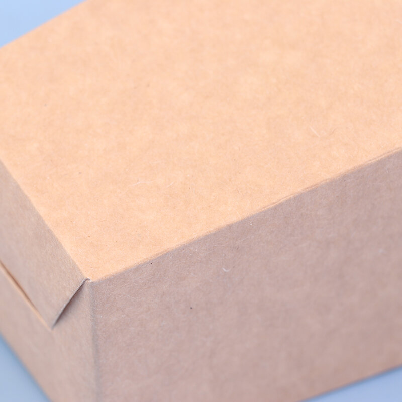 10 шт., коробка из крафт-бумаги для попкорна