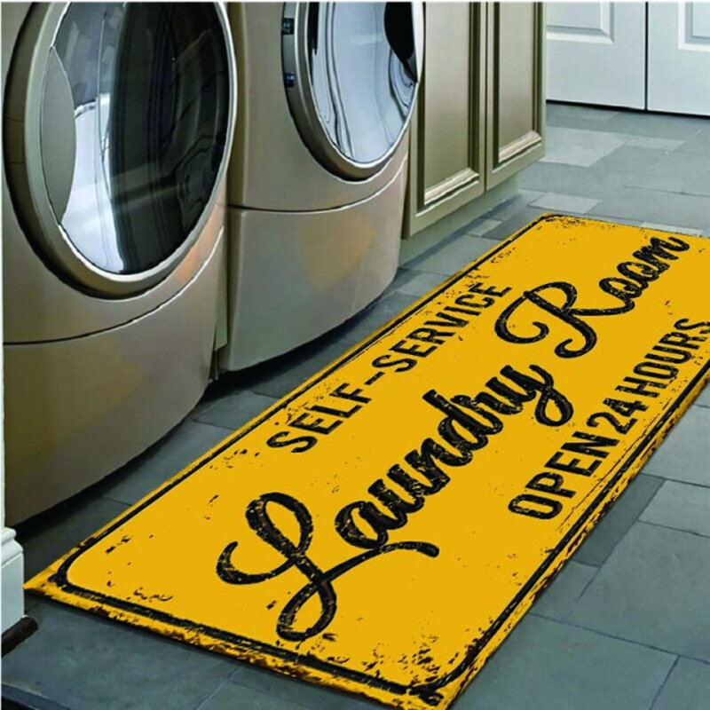 Không Trơn Trượt Sàn Thảm Phòng Giặt Thảm Lối Vào ADSC0012 Tự Phục Vụ Giặt Thảm Nhà Tắm Thảm Phòng Giặt Ban Công Thảm
