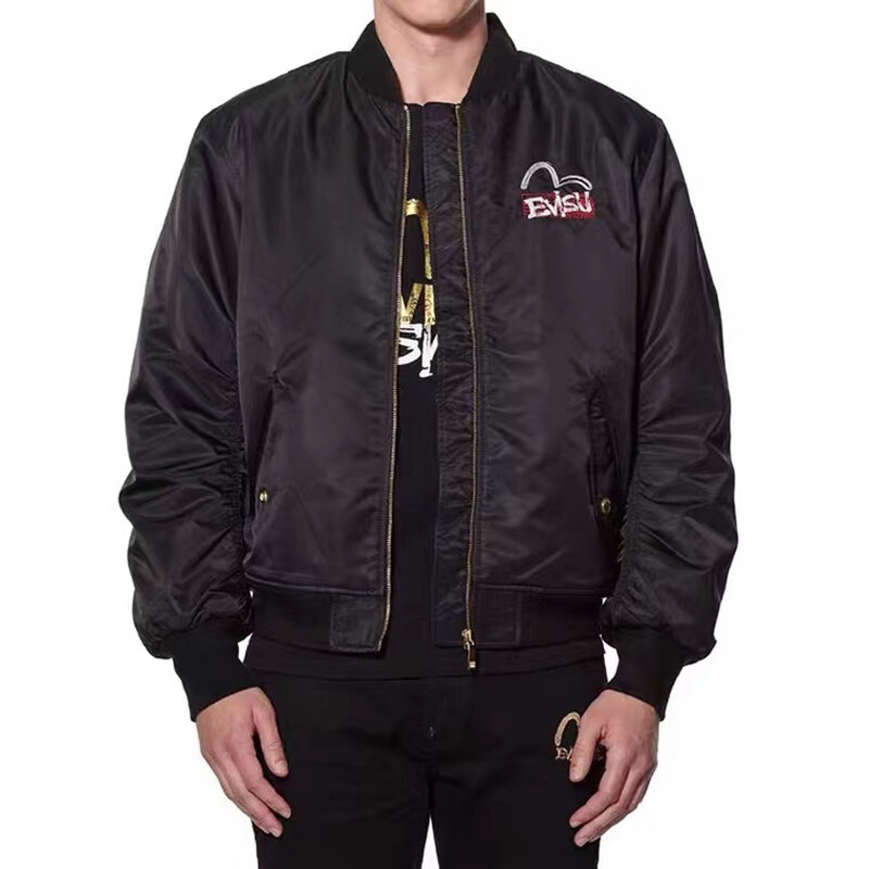 Мужская куртка с вышивкой 1-1, черный повседневный жакет с принтом в японском стиле, в стиле хип-хоп, 2022