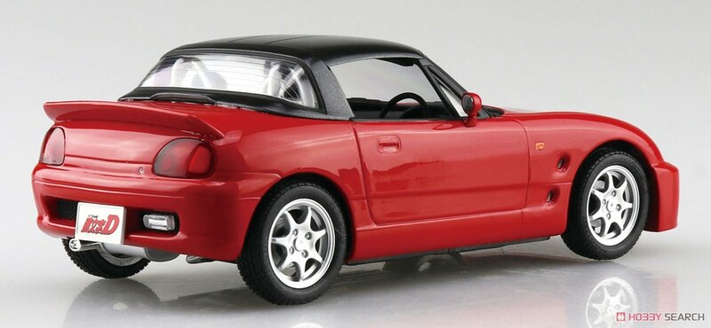 Aoshima – jouet de Collection de véhicules, assemblage de jouets, modèle de voiture Cappuccino, Suzuki1/24 initiale D Sakamoto EA11R, 064955