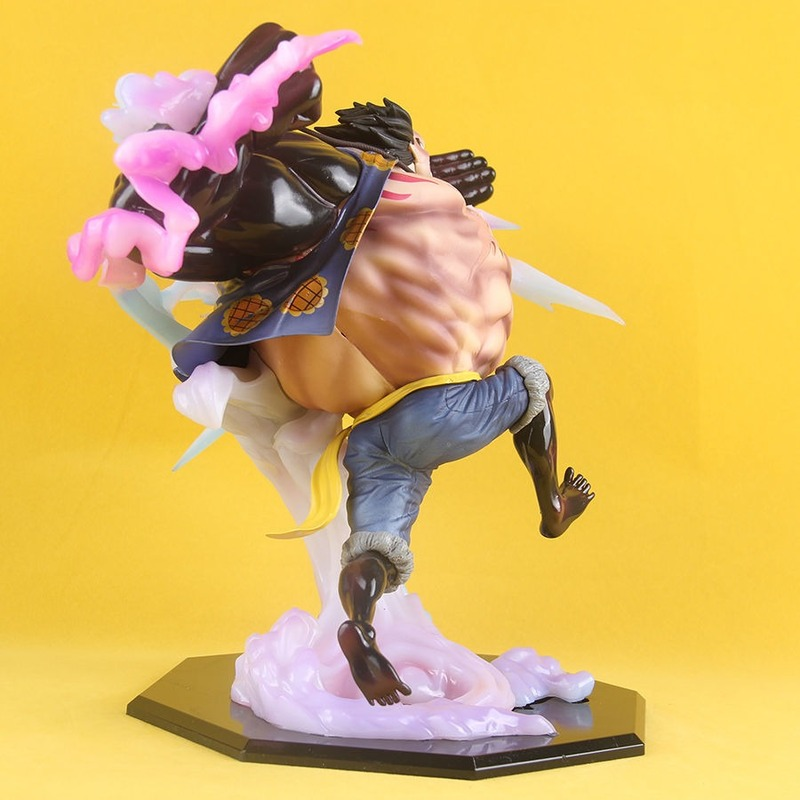 One Piece One Piece Fourth Gear Bouncer Luffy V2.0 Fifth Gear Awakening Hand-made Model Anime Ornament Gift