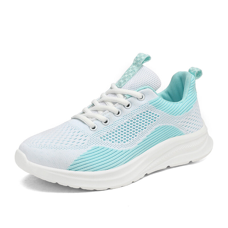 New Running Shoes Women's Shoes Breathable Sneakers Brand Light Casual Sports Shoes 2022 Outdoor Light Lace Fitness Shoes FUS688