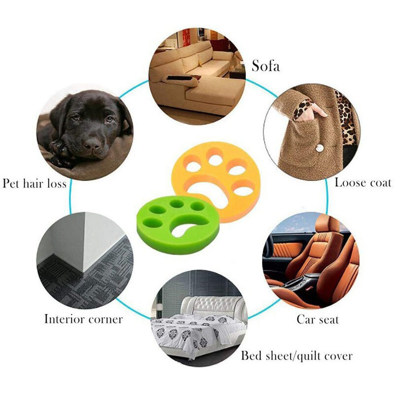 Reusable Washing Machine Hair Remover Pet Fur Lint Catcher Filtering Ball Anti Winding Adsorption Cleaning Laundry Accessories