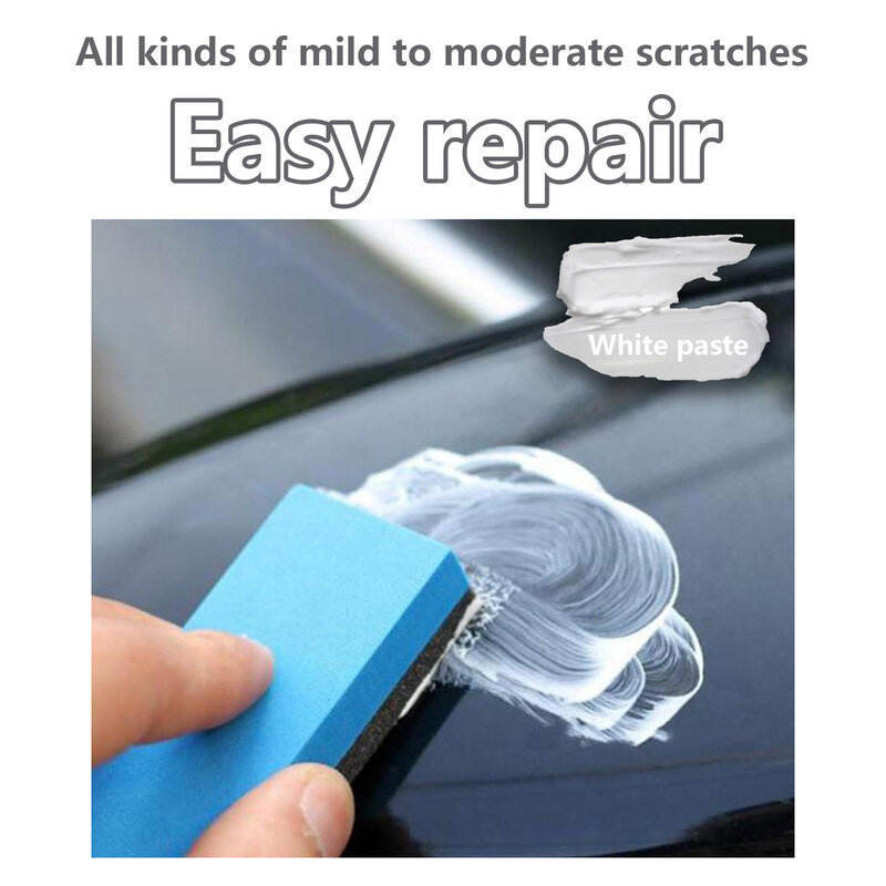 Estilo do carro cera scratch repair kit auto corpo composto polimento moagem pasta de pintura mais limpa polidores cuidados conjunto reparo automático