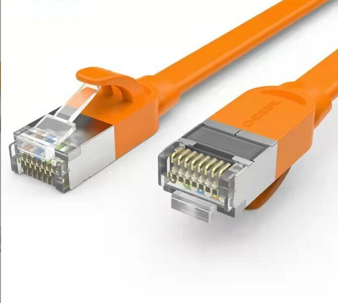 Categoria seis cabo de rede casa ultra-fino rede de alta velocidade cat6 gigabit 5g banda larga roteamento de computador conexão jumper