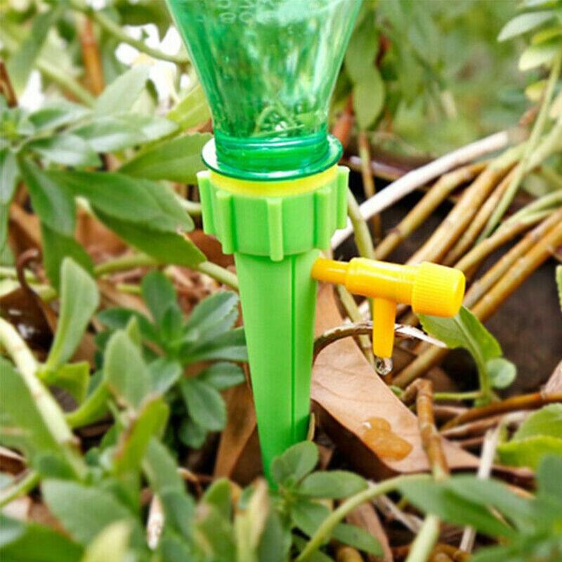 10pcs Self Watering Kits Waterers Drip Irrigation Plant Watering Device Gardening Flowers And Plants Automatic Waterer Gadgets