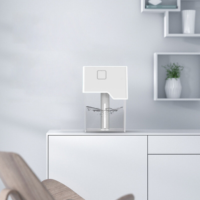 Alat Semprot Pelembab Udara Dingin Kabut A9 Aroma dengan Lampu Malam LED untuk Desktop Kamar Tidur Kantor untuk Tanaman Bayi Biru