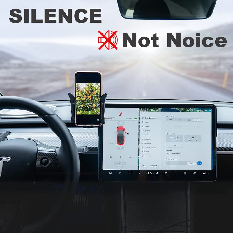 Support de téléphone portable pour Tesla modèle 3 modèle Y, boîte de rangement pour voiture avec chargement sans fil et lunettes