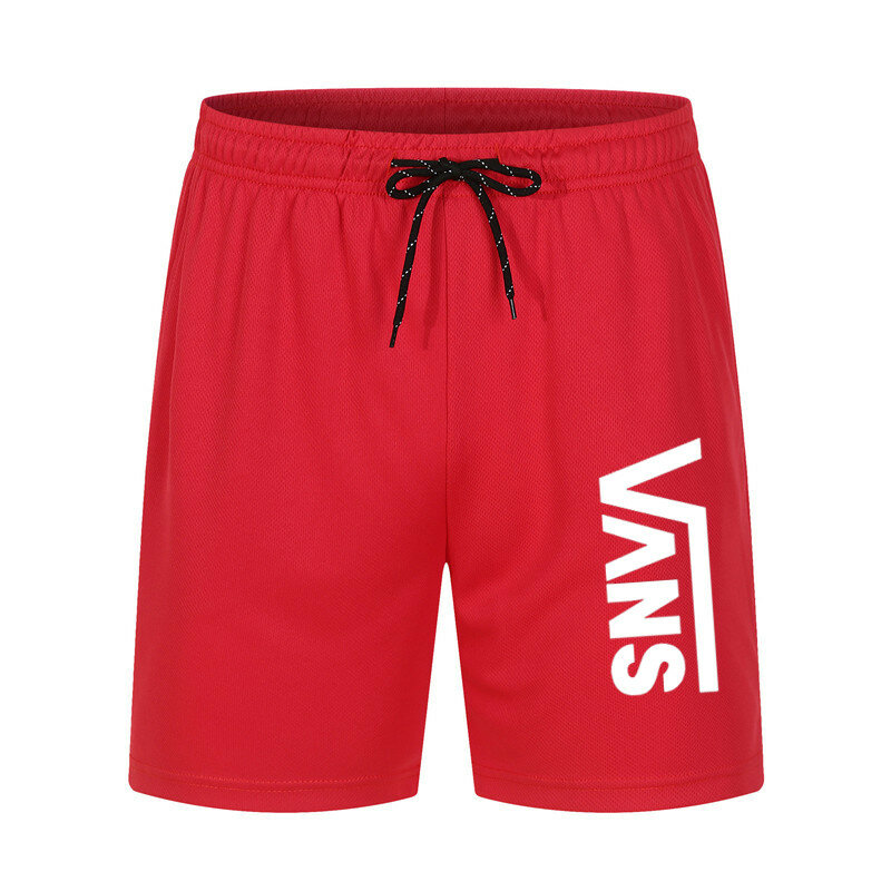 Nova venda quente calções masculinos verão malha respirável esportes shorts solto secagem rápida casual praia calças diariamente calções casuais