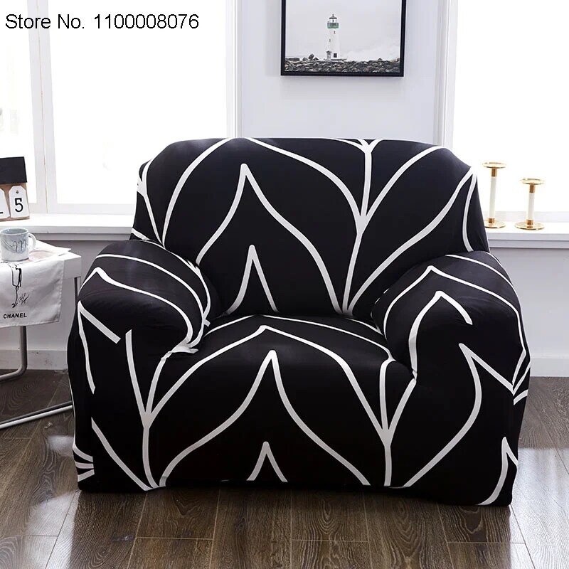 Housse de protection extensible pour canapé et fauteuil, pour 1/2/3/4 places, style moderne, pour salon