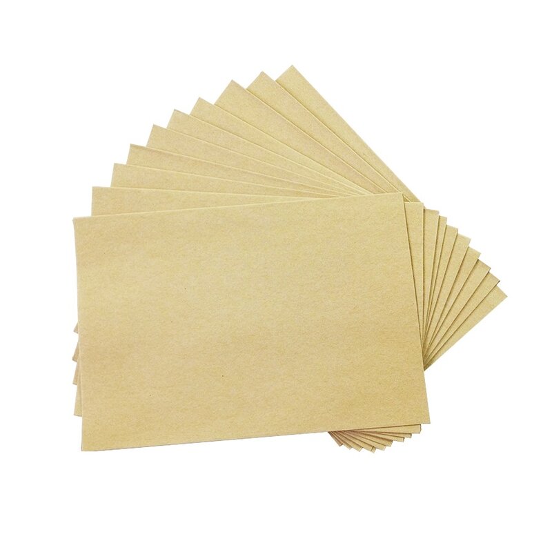 100 Pz/lotto Nuovo Sveglio Dell'annata Kraft busta di carta 160*110 millimetri regalo di nozze buste Finestra busta di carta