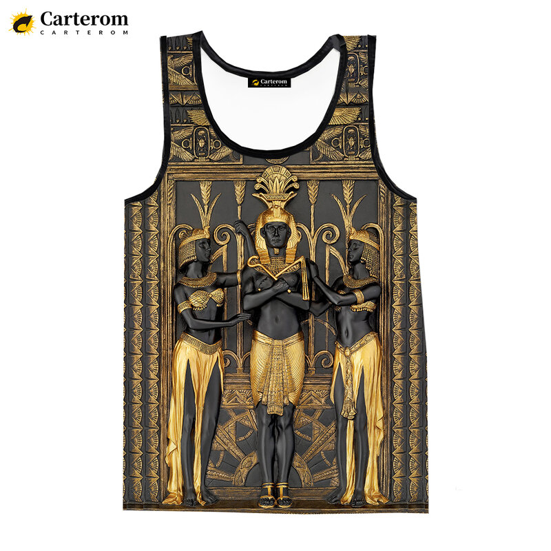 Économie d'impression numérique 3D pour hommes et femmes, dieu égyptien des Prairies, pharaon précieux, t-shirts en Y et fibre, émail Harajuku, 6XL