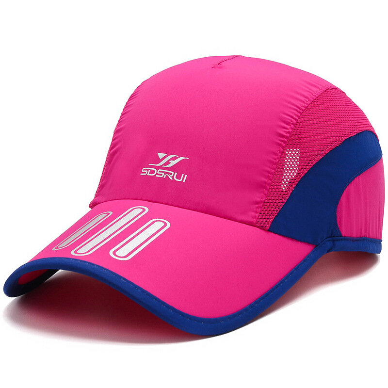 メンズ野球帽,テニス帽子,通気性,速乾性,スナップバック,登山,ランニング,スポーツ,黒と青