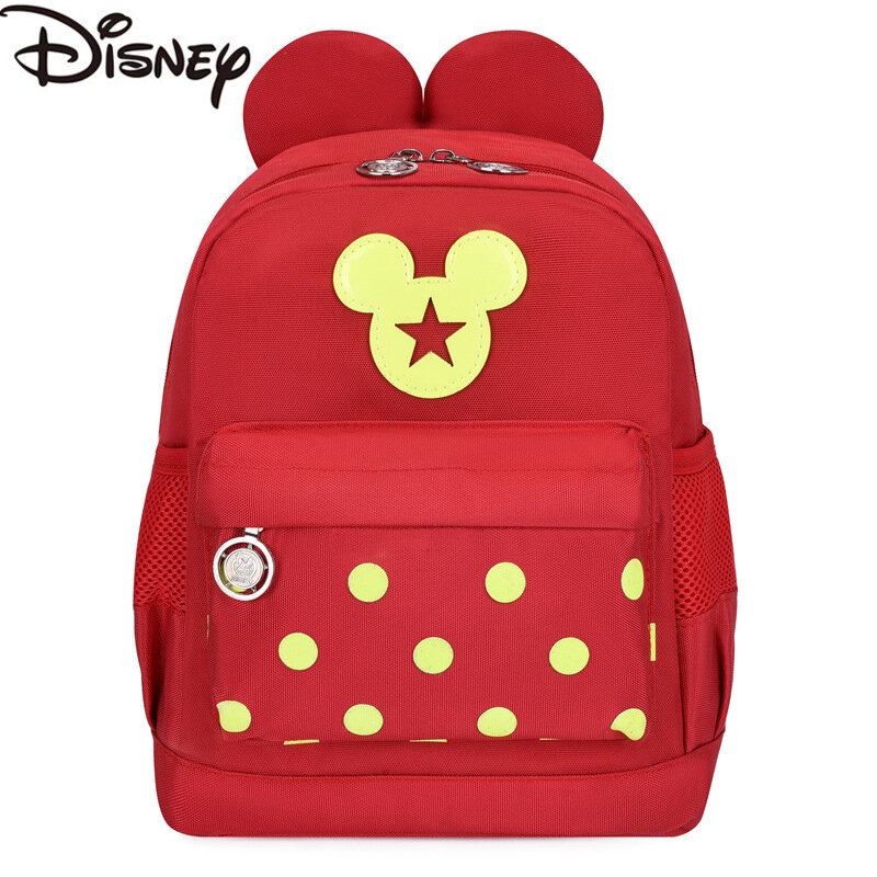 Disney 2022 novo dos desenhos animados mickey mochila das crianças bonito estudante schoolbag marca de luxo grande capacidade multifuncional saco viagem