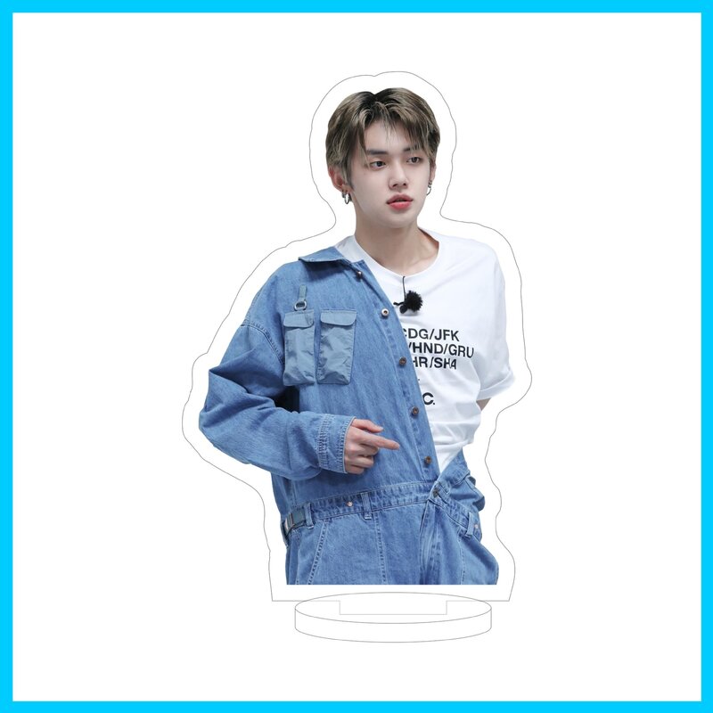 KPOP New Boys Group New Acrylic Double Sided Action Figure Stand Table Decoration Exquisite Ornament Fan Collection Gifts SOOBIN