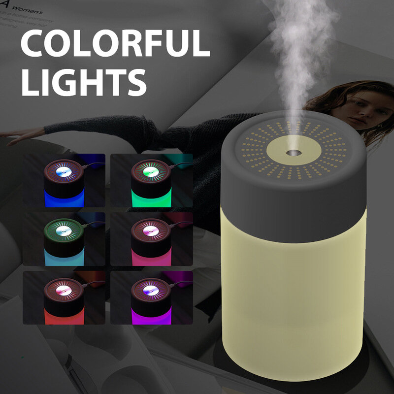 LMC 280ML mininawilżacz powietrza ultradźwiękowy dyfuzor zapachu opryskiwacz USB olejek Atomizer LED lampa dla domu samochód Humidifi Szybka dostawa otrzymana