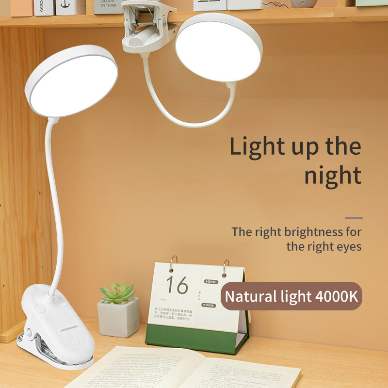 Lampe de bureau à Led Rechargeable par Usb, idéal pour la chambre à coucher, 220v